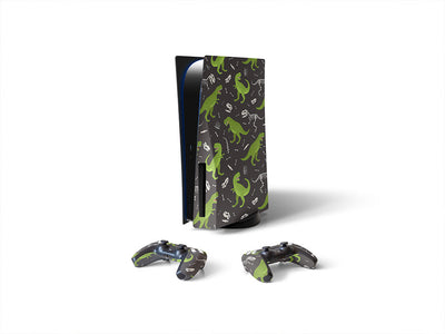 terrible tyrannosaurs dinosaur Sony PS5 DIY Skin