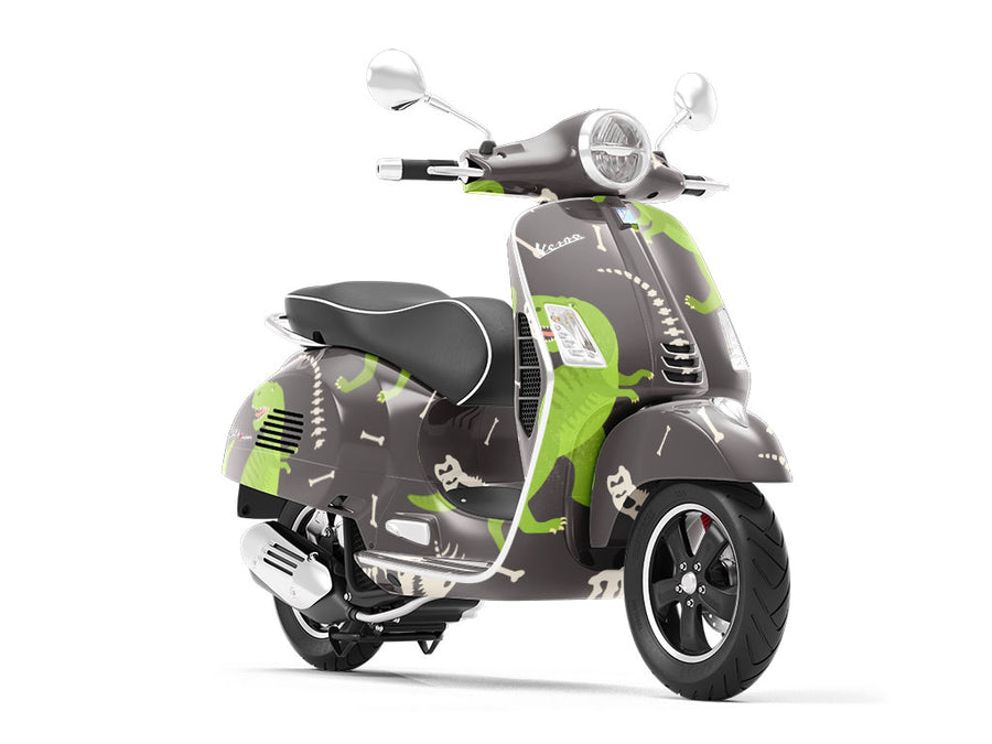 Terrible Tyrannosaurs Dinosaur Vespa Scooter Wrap Film