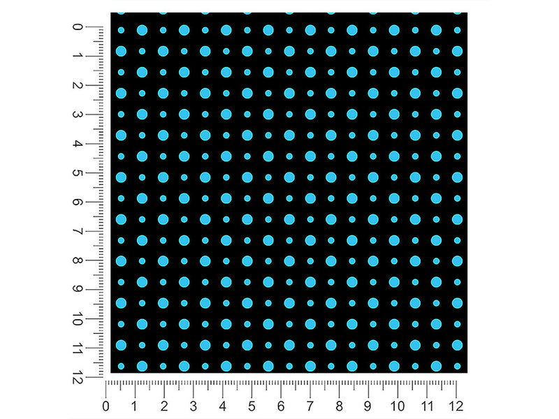 terrific teal polka dot 1ft x 1ft Craft Sheets