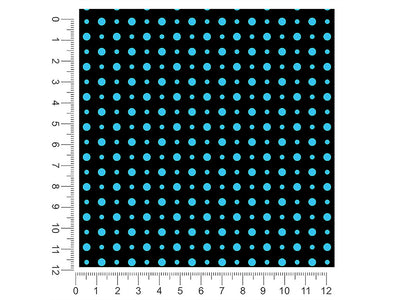 terrific teal polka dot 1ft x 1ft Craft Sheets
