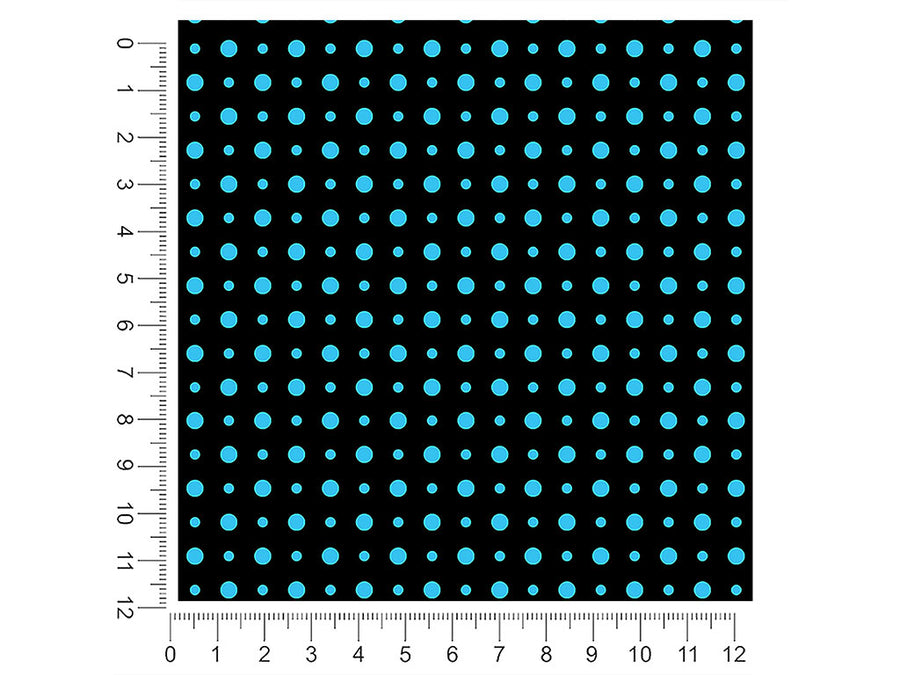 terrific teal polka dot 1ft x 1ft Craft Sheets