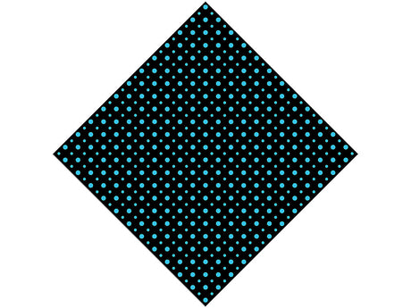 Terrific Teal Polka Dot Vinyl Wrap Pattern