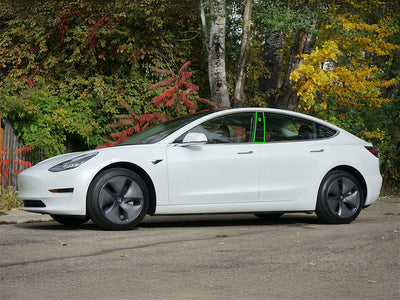 tesla model 3 2017-2022 Pillar Post Trim Installation Location
