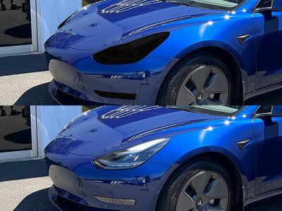 tesla model 3 2017-2023 Headlight Tint Appearance
