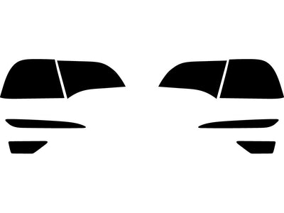model 3 Precut Tail Light Tint Diagram