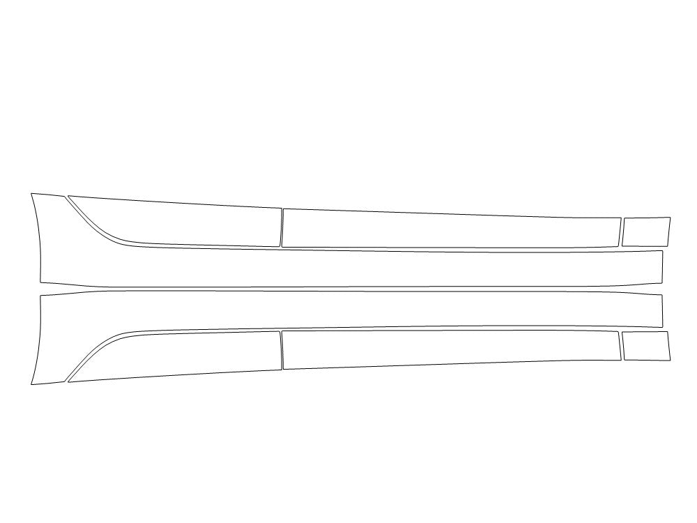 Avery Dennison™ Tesla Model 3 2024-2025 Rocker Precut PPF | Clear Bra ...