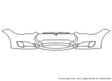 model s 3M Clear Bra Bumper Precut PPF Diagram