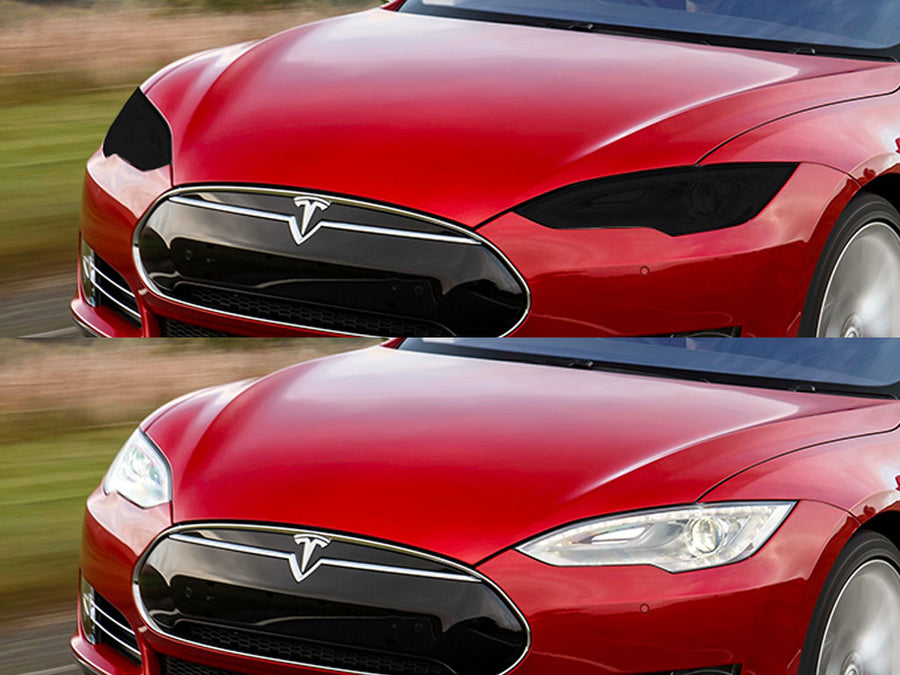 tesla model s 2012-2015 Headlight Tint Appearance