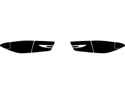 model s Precut Tail Light Tint Diagram