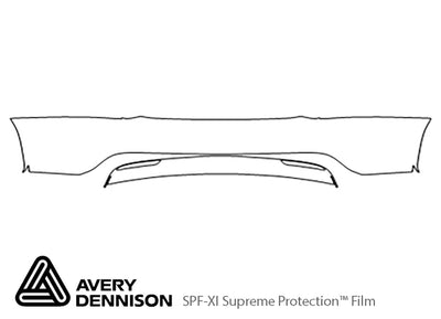 model s Avery Dennison Clear Bra Door Cup Precut PPF Diagram