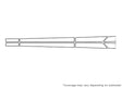 model s 3M Clear Bra Door Cup Precut PPF Diagram