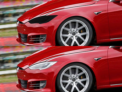 tesla model s 2021-2024 Headlight Tint Appearance