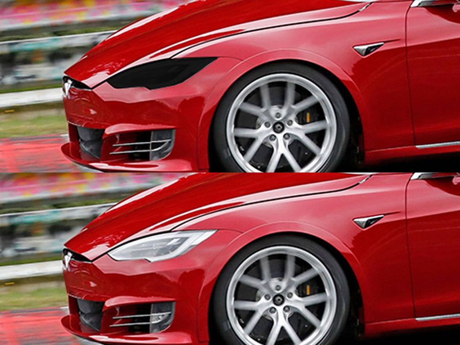 tesla model s 2021-2024 Headlight Tint Appearance