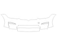 model s Avery Dennison Clear Bra Bumper Precut PPF Diagram