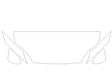 model s 3M Clear Bra Hood Precut PPF Diagram