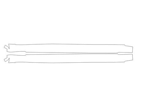 model s 3M Clear Bra Door Cup Precut PPF Diagram