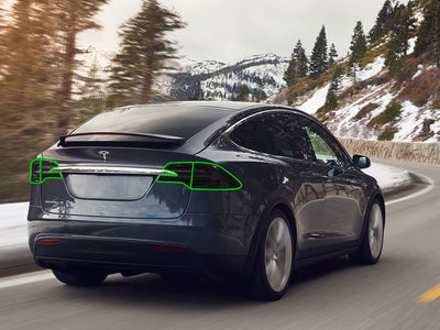 model x Tail Light Tint Installation Points