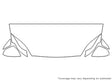 model x 3M Clear Bra Hood Precut PPF Diagram