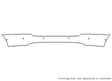 model x 3M Clear Bra Door Cup Precut PPF Diagram