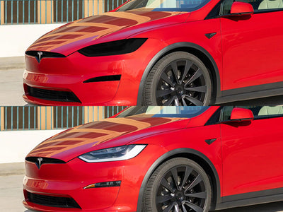 tesla model x 2016-2024 Headlight Tint Appearance