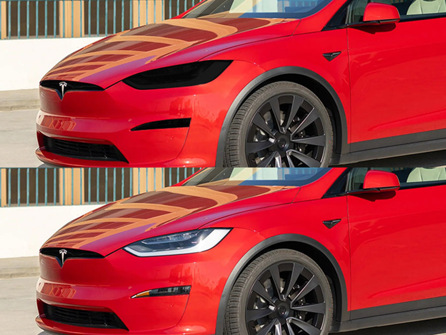 tesla model x 2016-2024 Headlight Tint Appearance