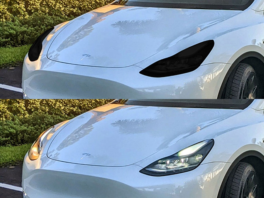 tesla model y 2020-2024 Headlight Tint Appearance