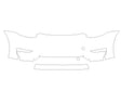 model y 3M Clear Bra Bumper Precut PPF Diagram