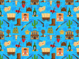 Texas Past Americana Vinyl Wrap Pattern~Rwraps Series 914 Digitally Printed Vinyl Wrap~0