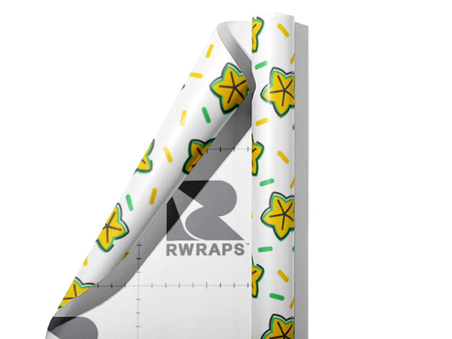 Thai Night Fruit Wrap Film Sheets~Rwraps Series 914 Thai Night Fruit Scrolled Sheet~3