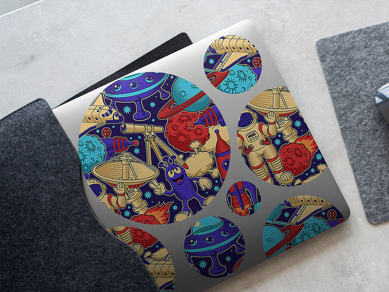 the arrival science fiction DIY Laptop Stickers