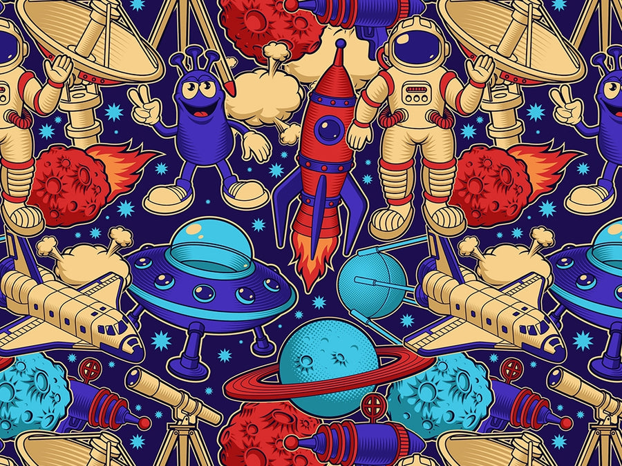 The Arrival Science Fiction Vinyl Wrap Pattern~Rwraps Series 914 Digitally Printed Vinyl Wrap~0