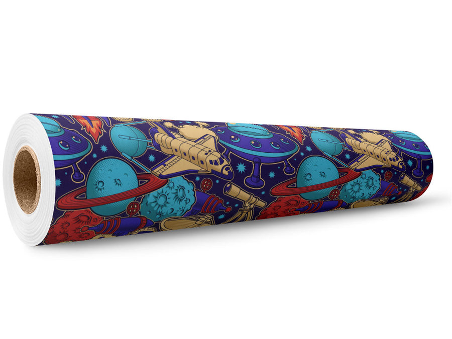 The Arrival Science Fiction Wrap Film Wholesale Roll~Rwraps Series 914 Digitally Printed Vinyl Roll~5