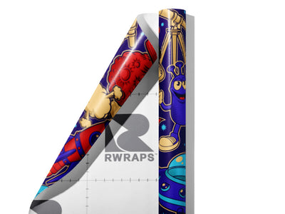 The Arrival Science Fiction Wrap Film Sheets~Rwraps Series 914 The Arrival Science Fiction Scrolled Sheet~3