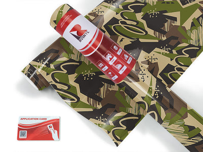 the authority abstract geometric Craft Vinyl Roll