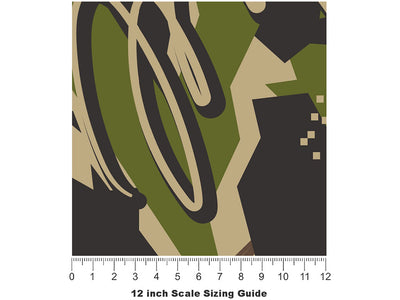 The Authority Abstract Vinyl Film Pattern Size 12 inch Scale~Rwraps The Authority Abstract Sizing Chart~2
