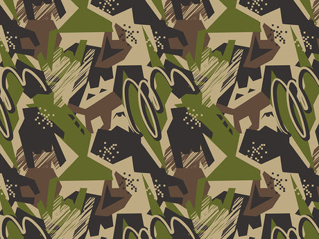 The Authority Abstract Vinyl Wrap Pattern~Rwraps Series 914 Digitally Printed Vinyl Wrap~0