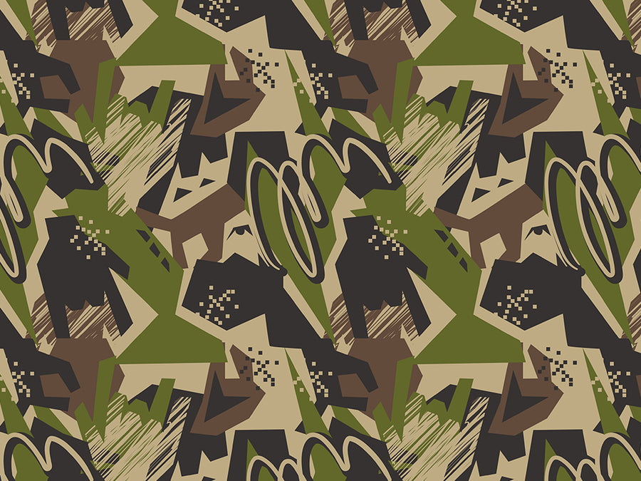 The Authority Abstract Vinyl Wrap Pattern~Rwraps Series 914 Digitally Printed Vinyl Wrap~0