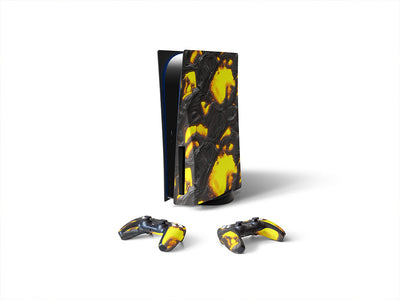 the blob lava Sony PS5 DIY Skin