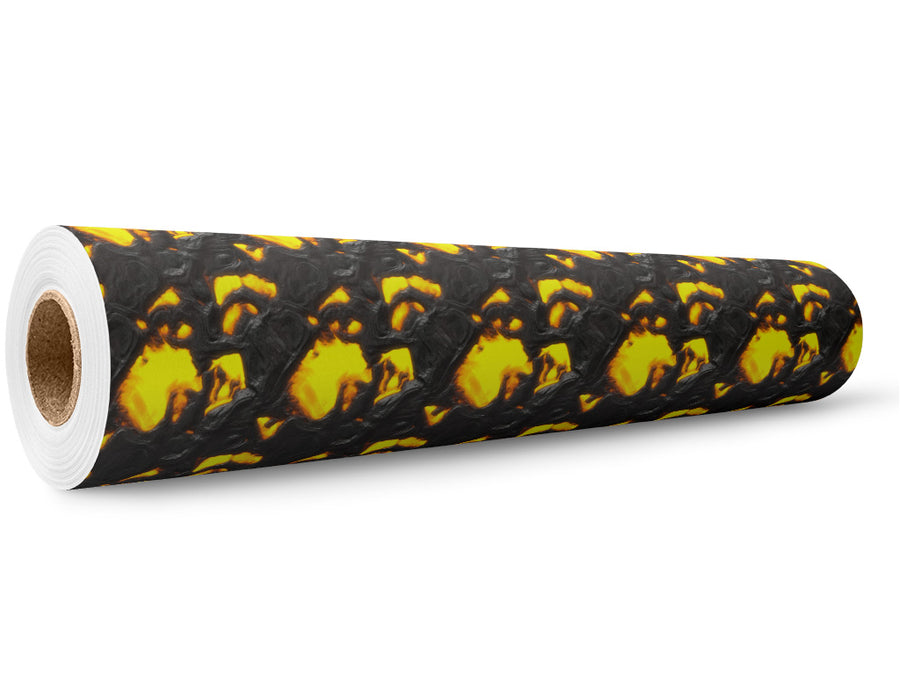 The Blob Lava Wrap Film Wholesale Roll~Rwraps Series 914 Digitally Printed Vinyl Roll~5