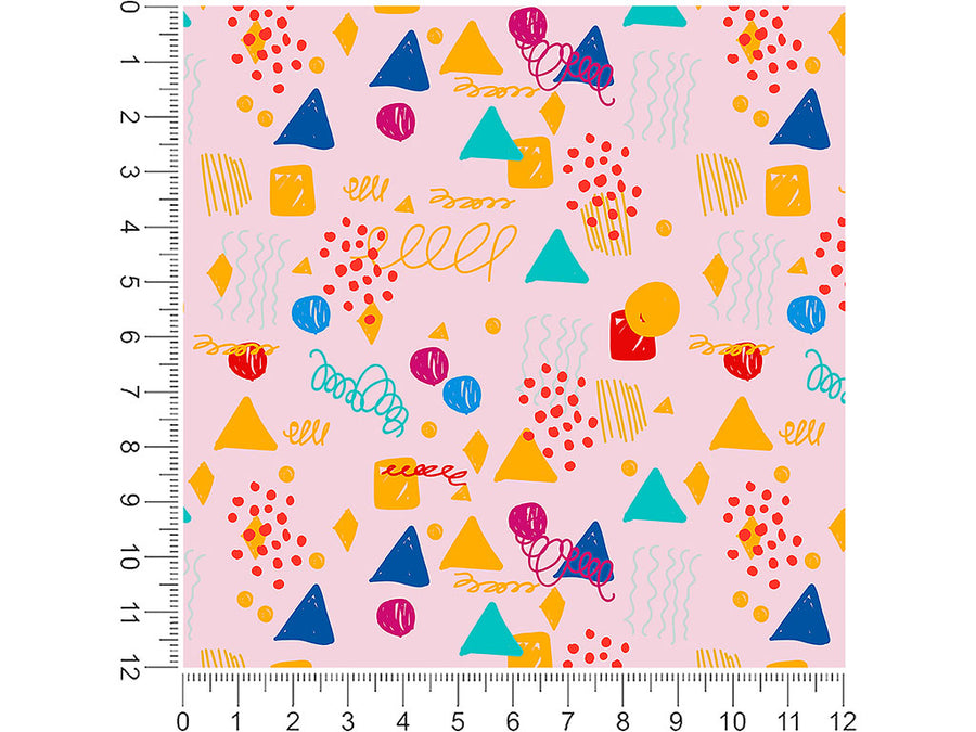 the blonde abstract geometric 1ft x 1ft Craft Sheets