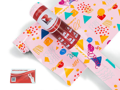 the blonde abstract geometric Craft Vinyl Roll