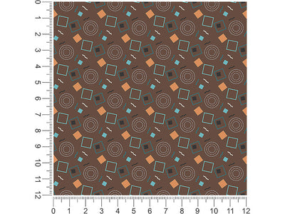 the brunette abstract geometric 1ft x 1ft Craft Sheets