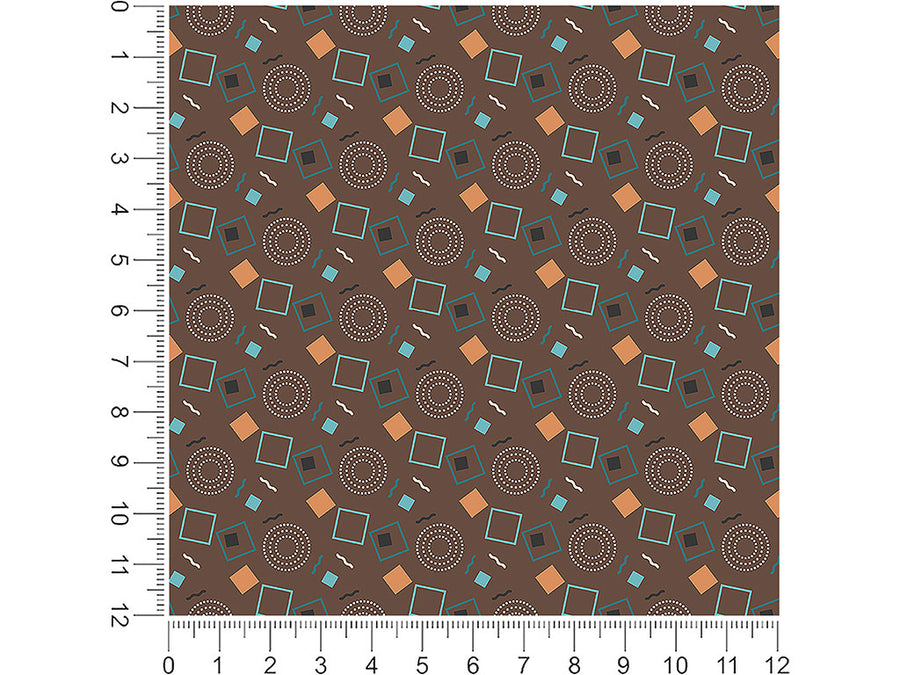 the brunette abstract geometric 1ft x 1ft Craft Sheets