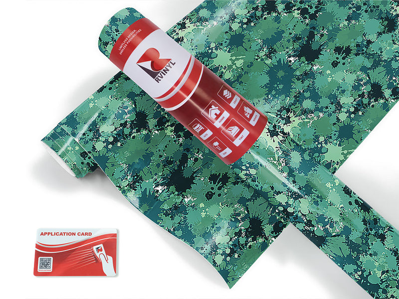 the brush paint splatter Craft Vinyl Roll