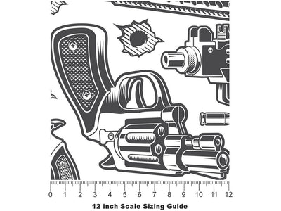 The Calvary Weapon Vinyl Film Pattern Size 12 inch Scale~Rwraps The Calvary Weapon Sizing Chart~2