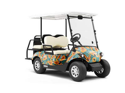 The Coorg Fruit Wrapped Golf Cart