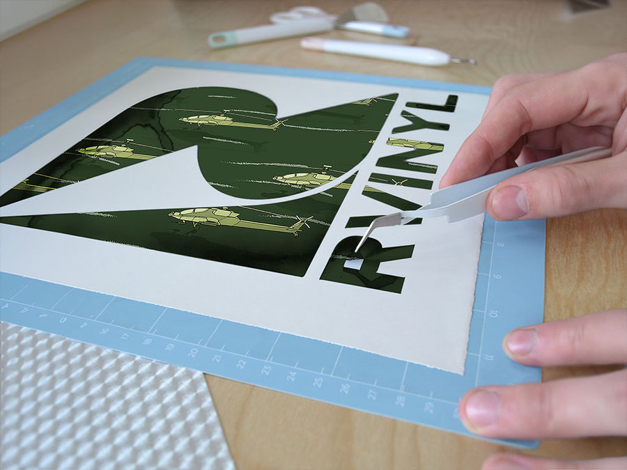 the copter  Easy Weed Craft Vinyl