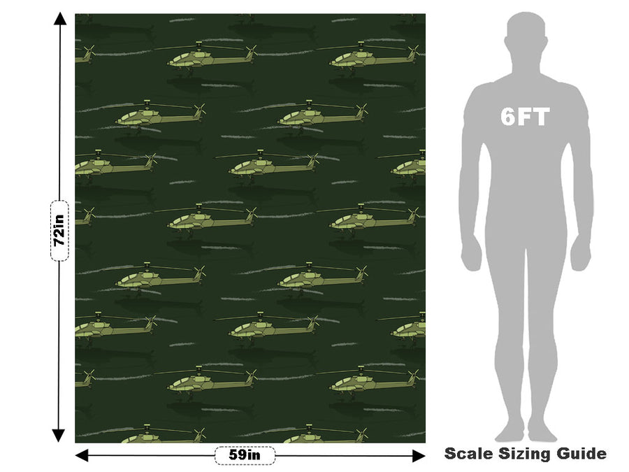 The Copter Americana Vehicle Wrap Scale~Rwraps Series 914 The Copter Americana Measurements~2