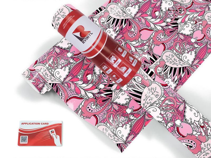 the feminine floral Craft Vinyl Roll