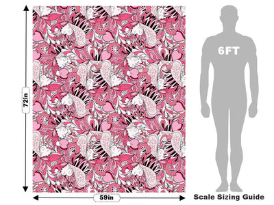 The Feminine Floral Vehicle Wrap Scale~Rwraps Series 914 The Feminine Floral Measurements~1
